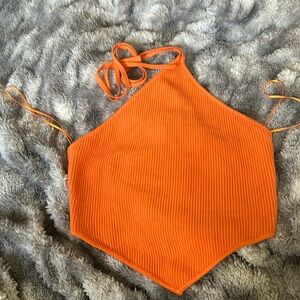 House of Harlow 1960 Orange top